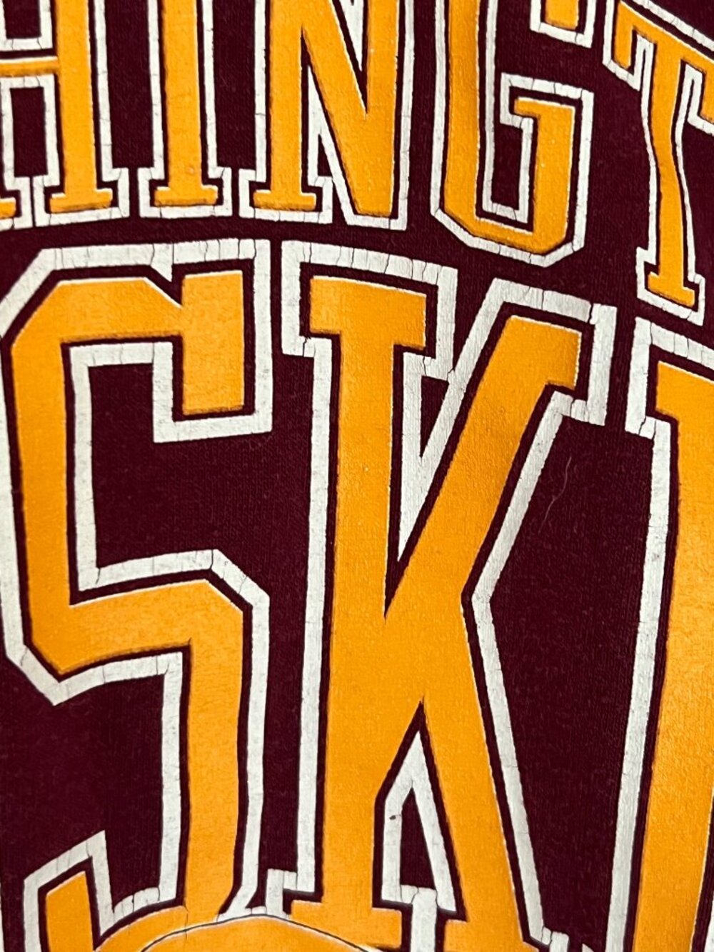 Vintage 90's Logo 7 Washington Redskins Single Stitch Made in USA T-shirt XL - Picture 5 of 13